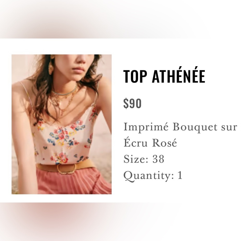 💐 Sezane Athenee Top